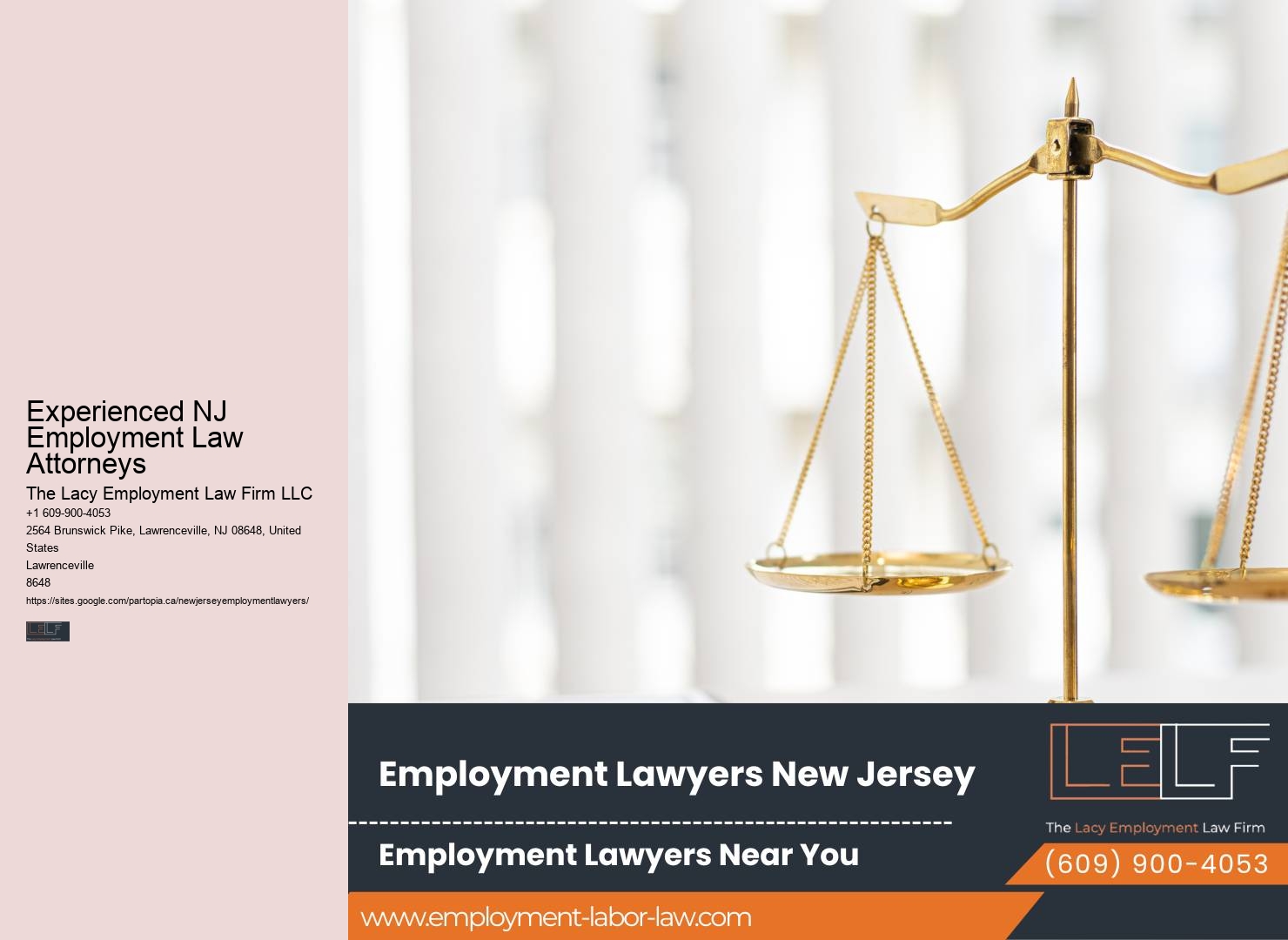 Comprehensive Employment Law Representation in NJ