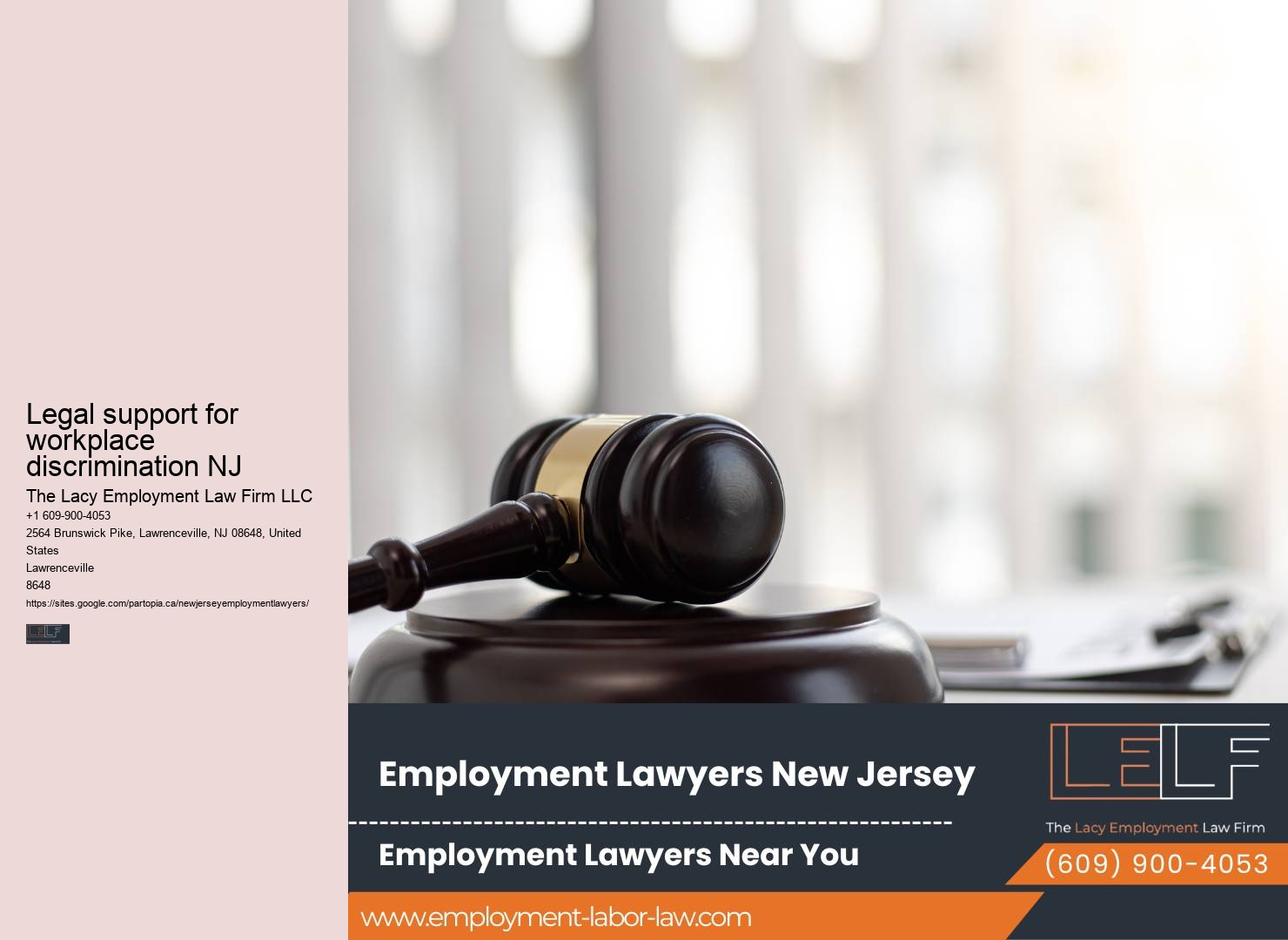 Trusted Employment Law Firm in NJ