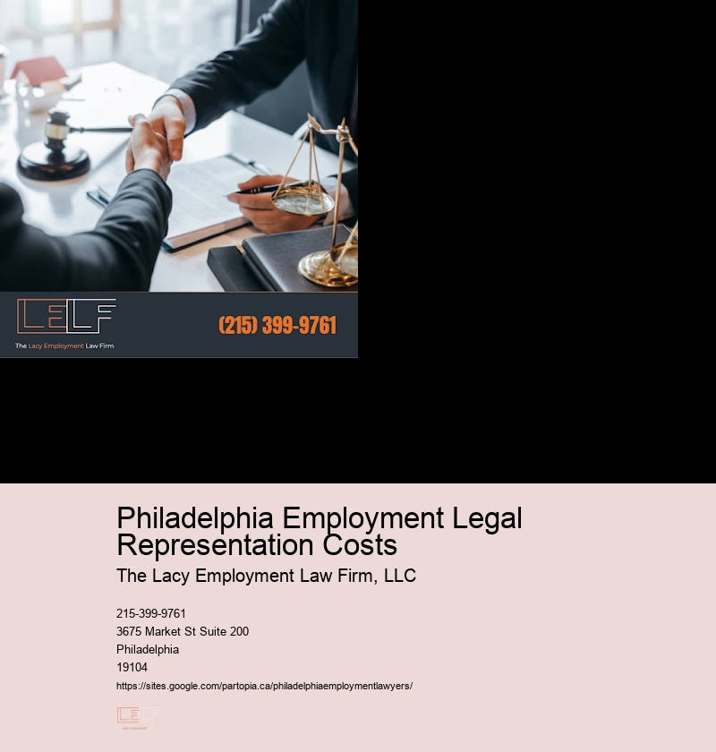 Philadelphia Employment Legal Representation Costs