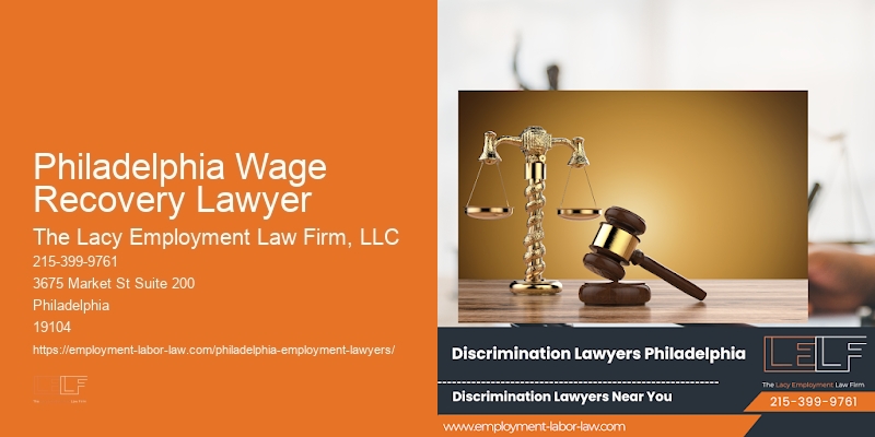 Philadelphia Wage Recovery Lawyer