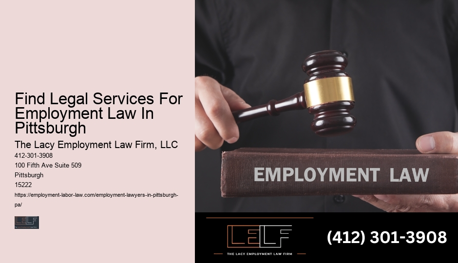 Employment Law Publications Pittsburgh