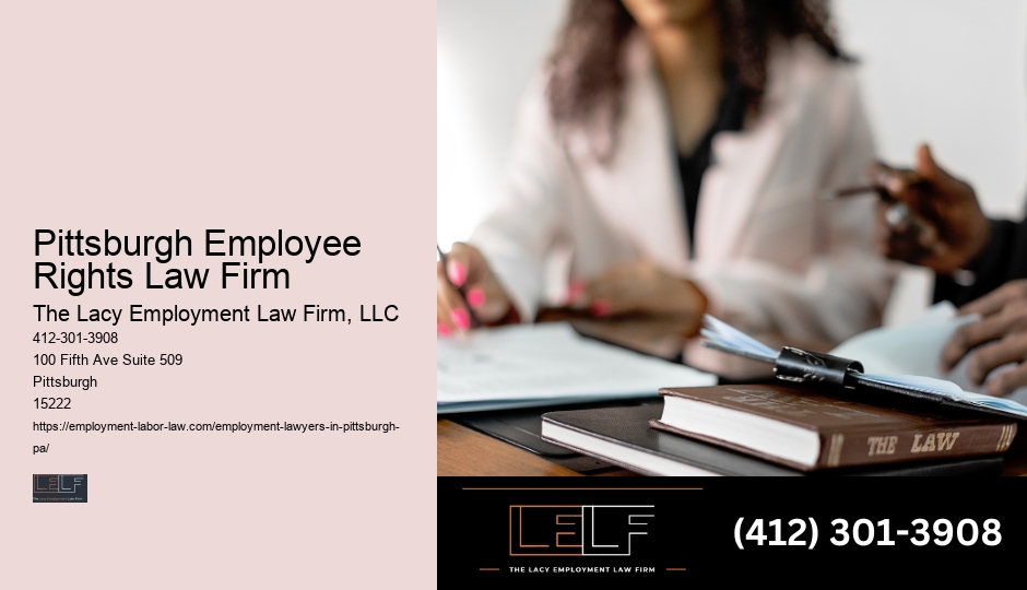 Pittsburgh Employment Law Legal Help