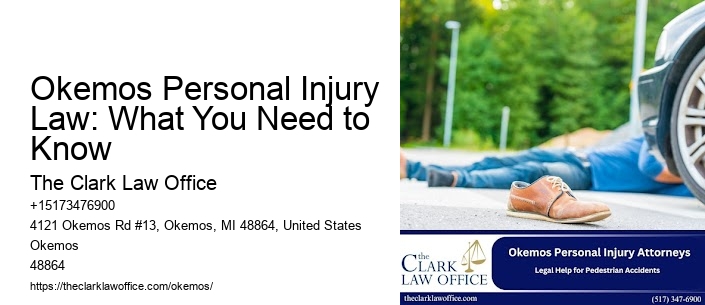 Okemos Personal Injury Law: What You Need to Know